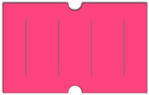 240000 Towa 1 (GS) Compatible Fluorescent Pink General Purpose Labels for Towa GS Price Guns. Full Case. with Security Cuts.