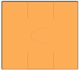 240000 Sato 1618 Compatible Orange General Purpose Labels for Avery Dennison Sato 180 and 216 Price Guns. Full Case. with Security Cuts.
