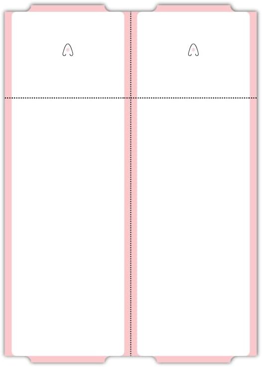 Direct Thermal Consignment Style Tags (Pink 12 Pack 12000 Labels)