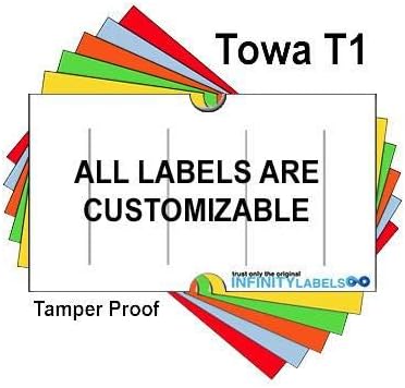 240000 Towa 1 (GS) Compatible Buff Brown General Purpose Labels for Towa GS Price Guns. Full Case. with Security Cuts.