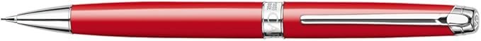 Caran d'Ache Leman Silver Plated Mechanical Pencil - Red