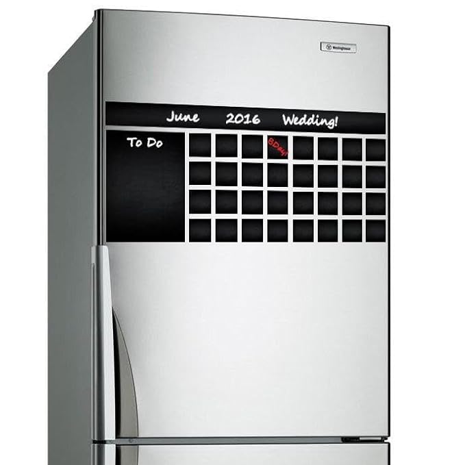 Wall Weekly Planner Sticker Monthly Blackboard Decal 165 x 73