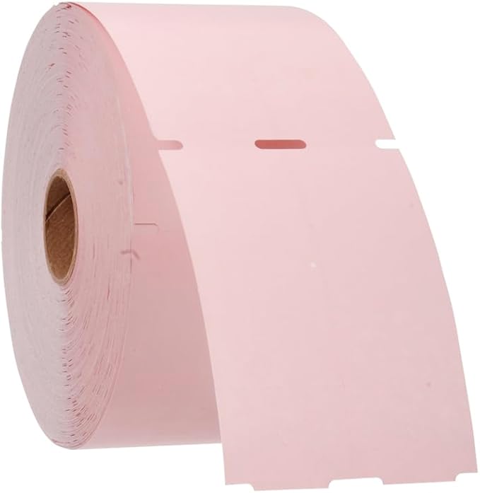 Direct Thermal Consignment Style Tags (Pink 12 Pack 12000 Labels)