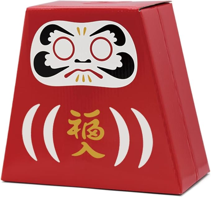 アルタ(Artha) Alta CAL23006 Daruma Savings Calendar 2023 Save 80000 Yen H 6.5 x W 7.1 x D 3.3 inches (16.5 x 18 x 8.5 cm) Red