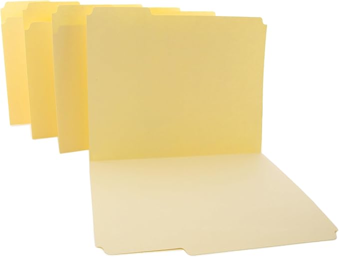 1/3 Cut Legal Size Manila File Folder (Pack of 100)