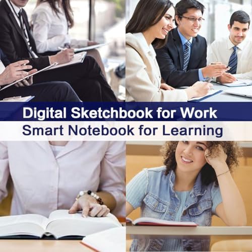 Smart Digital Pen Drawing Notebook - Real-time Sync &amp Text Conversion Perfect for Note Taking Digital Art Meetings and Effortless Sharing of Handwritten Notes.