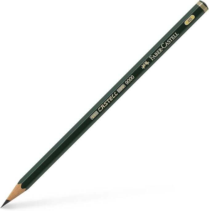 Castell 9000 Black Lead Pencil 4B