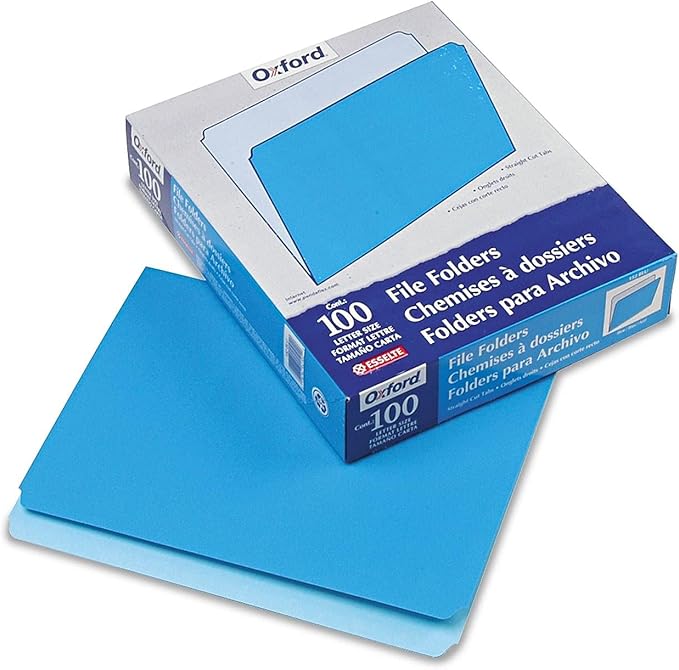 PFX152BLU - Colored File Folders
