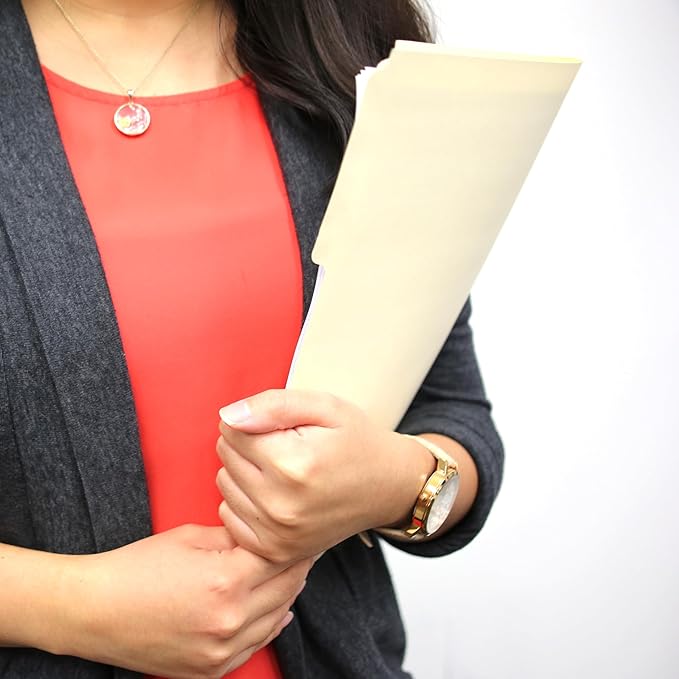 1/3 Cut Legal Size Manila File Folder (Pack of 100)