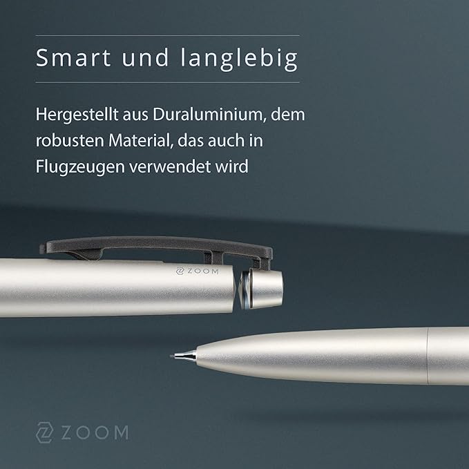 ZOOM SH-ZC1 Mechanical Pencil 0.02 inch (0.5 mm) Sand Silver Stylish Popular