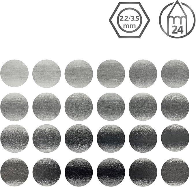 Derwent Graphic Pencils Metal Tin 24 Count (34202)