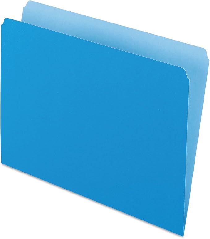 PFX152BLU - Colored File Folders