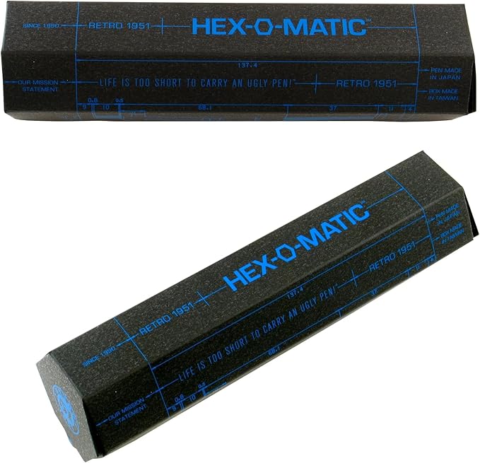 Retro 51 Hex-o-Matic Black .7mm Pencil - HEX-601P