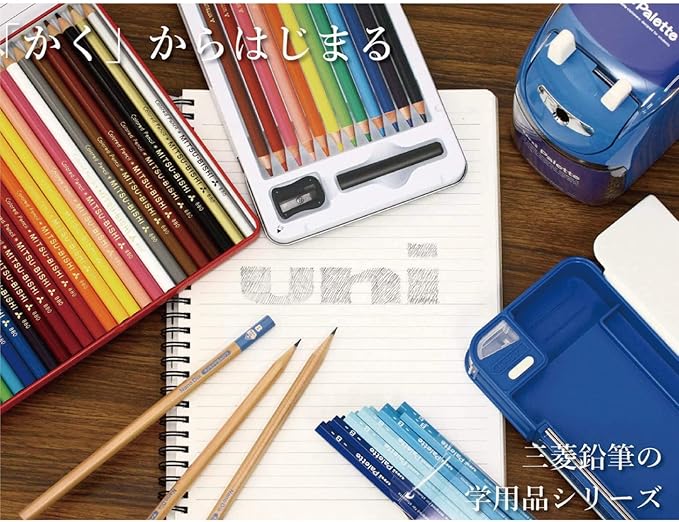 Mitsubishi Pencil K56414B Splatoon 3 STS3 4B 1 Dozen Pencils Paper Box