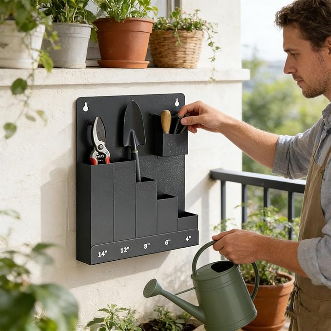 Pack of 1 Metal Cable Tie Planner Wall Mount Storage Structure Space Efficient for Home Transport Convenience Pack Tie Storage