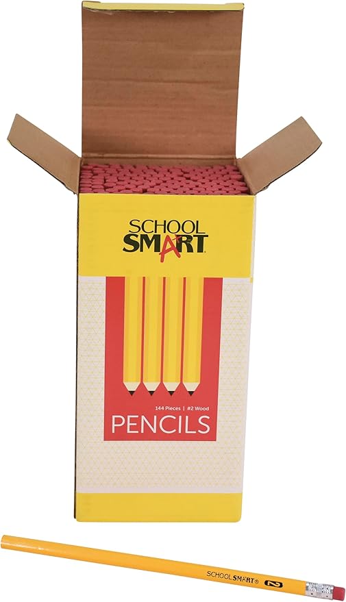 School Smart - 84808 Hexagonal Pencil Number 2 Pack of 144