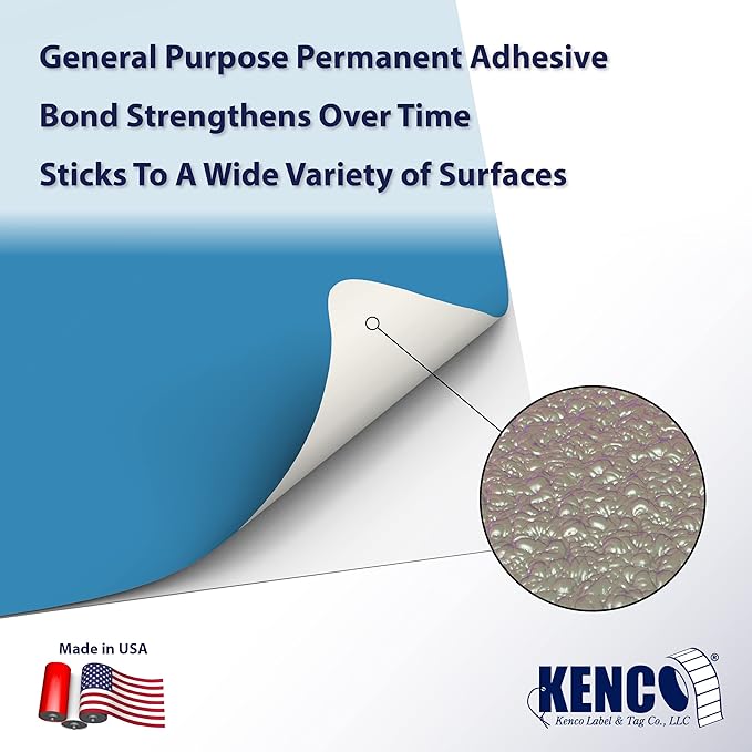 Kenco Color Coding 3 X 5 Rectangle Labels Inventory Control Stickers 500 Labels Per Roll Made in The USA (12 Pack Mix-n-Match)