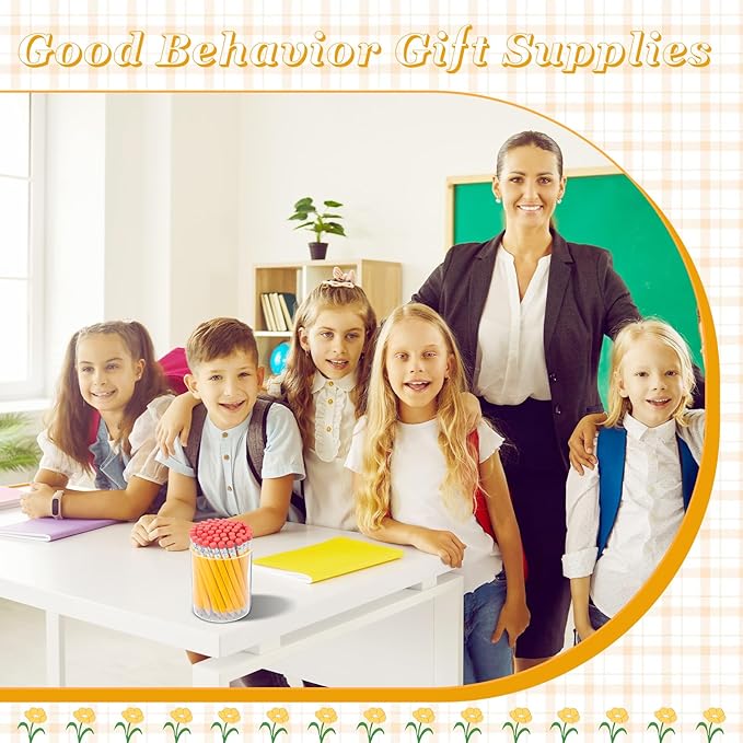 Chivao 600 Pieces Golf Mini Pencils Bulk with Eraser Shoebox Size #2 HB Golf Short Pre Sharpened Pencils for Operation Christmas School Donation Party Favors Office Supplies 4 Inch(Yellow)