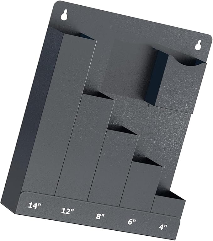 Pack of 1 Wall Mount Planner Vertical Storage for Pack Attachments Denial Building Required Permanent Metal Co