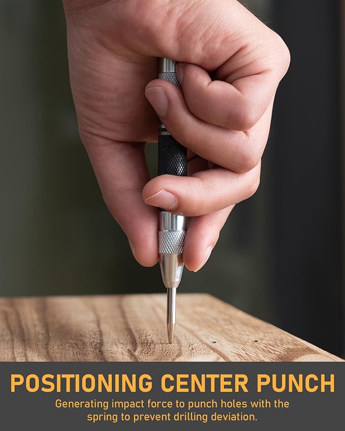 49 Pack Carpenter Pencil Set with Sharpener Carpenter Pencils with Deep Hole Long-Nib Marker Pens Carbide Scribe Tool &amp Construction Pencil for Architect Woodworking with Case