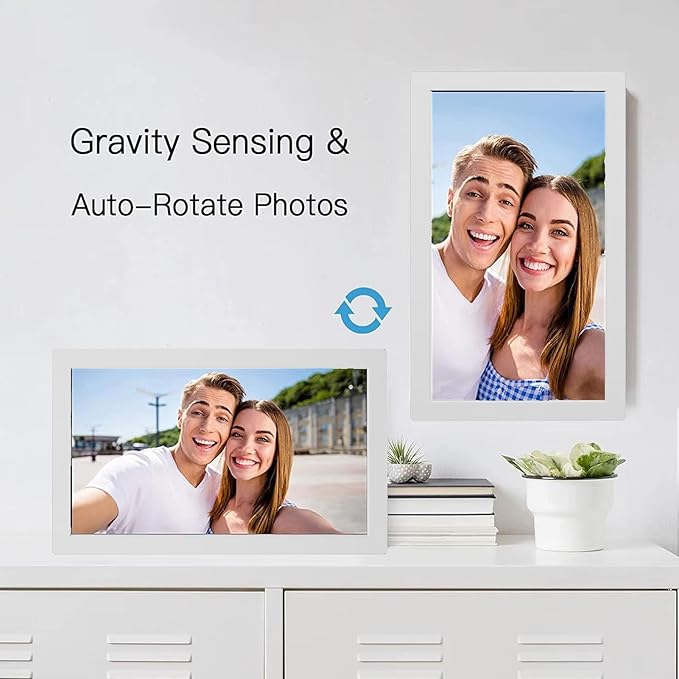 Bewinner 15.6 Inch Wall Planner Digital Calendar &amp Chore Chart Smart Touchscreen Wall Calendars Interactive Display for Family Schedules Electronic Picture Frame with APP for (US Plug 100-240V)