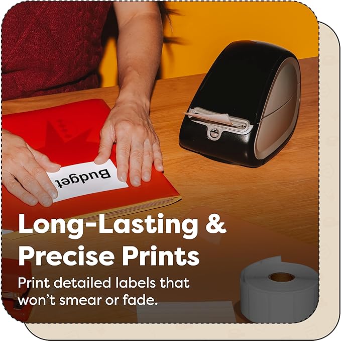 Aegis Adhesives - Replacement for DYMO 30347 (12 Rolls 9000 Labels) 1 X 1 1/2 Direct Thermal Barcode and Book Spine Labels - Compatible with LabelWriter 450 450 Turbo 4XL (NOT 550 5XL)