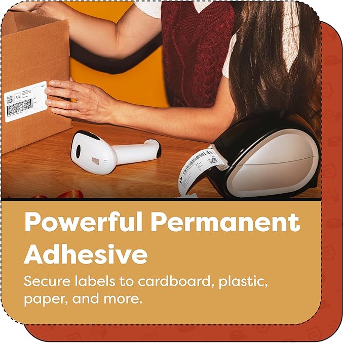 Aegis Adhesives - Replacement for DYMO 30347 (12 Rolls 9000 Labels) 1 X 1 1/2 Direct Thermal Barcode and Book Spine Labels - Compatible with LabelWriter 450 450 Turbo 4XL (NOT 550 5XL)
