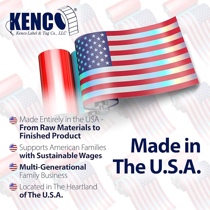 Kenco Color Coding 3 X 5 Rectangle Labels Inventory Control Stickers 500 Labels Per Roll Made in The USA (12 Pack Mix-n-Match)