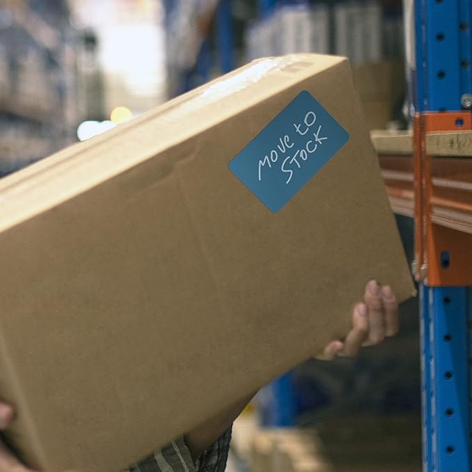 Kenco Color Coding 3 X 5 Rectangle Labels Inventory Control Stickers 500 Labels Per Roll Made in The USA (12 Pack Mix-n-Match)